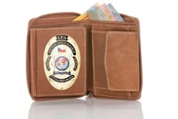 Leather wallet "Supreme" IPA Czech Republic