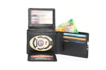 Leather wallet "Swiss Folklore line" IPA Czech Republic