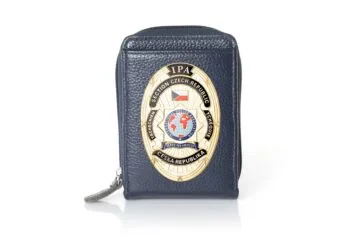 Leather wallet "Fashionable" IPA Czech Republic