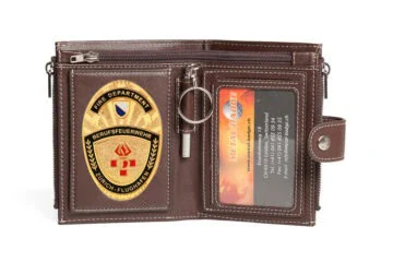 Leather wallet “Approach” Fire Brigade Zurich Airport