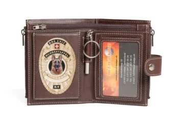 Leather wallet “Approach” Dog Handler