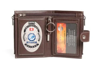 Leather wallet “Approach” IFPA Foreigner Police Switzerland