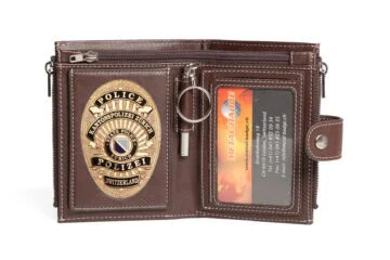 Leather wallet “Approach” Canton police Zurich