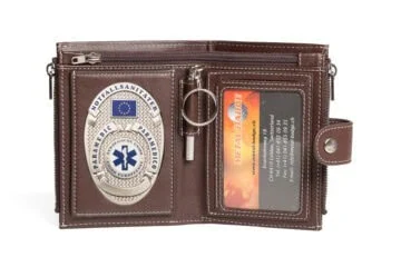 Leather wallet “Approach” Paramedic, engraving