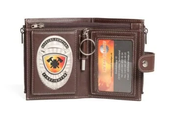 Leather wallet “Approach” Firefighter, engraving possibility
