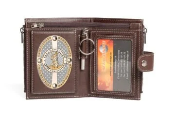Leather wallet “Approach” Saint Christophe