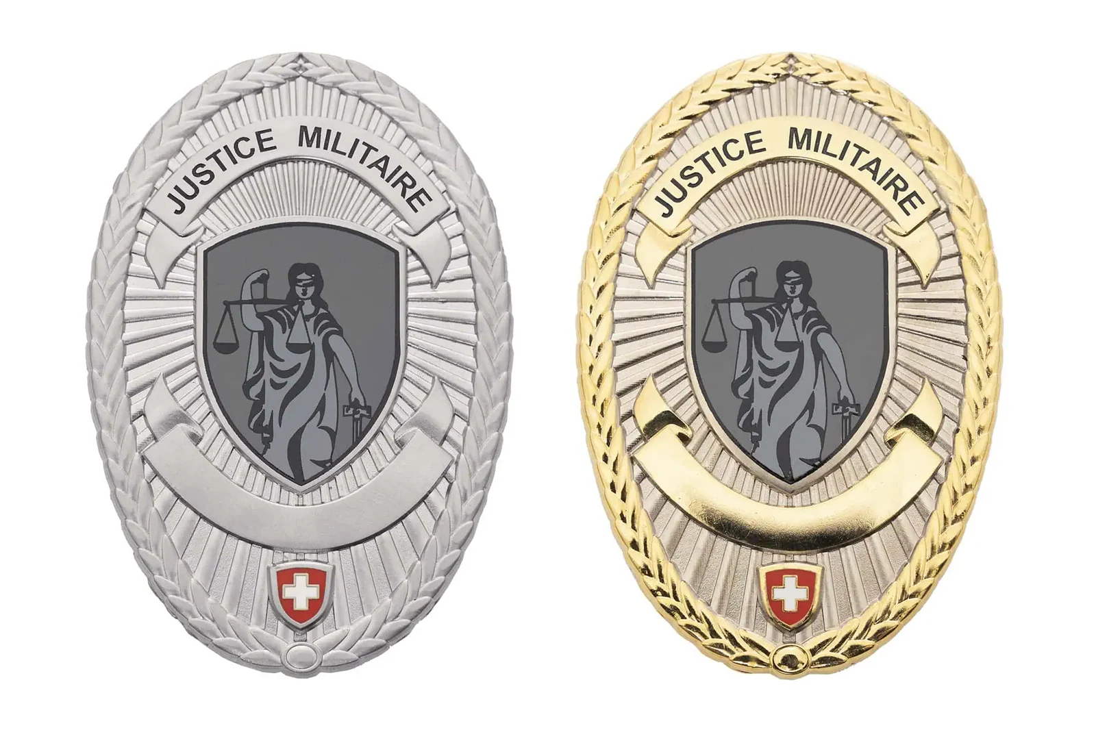 Our references Badge Justice Militare FR Metal Badge