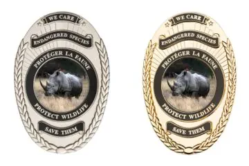 Rhinoceros Badge