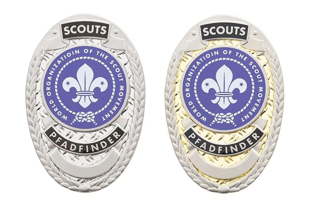 Our references Badge Pfadfinder Metal Badge