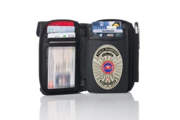Leather wallet "Allround" Railway police Switzerland