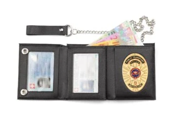 Leather wallet "Casual" Railway police Switzerland