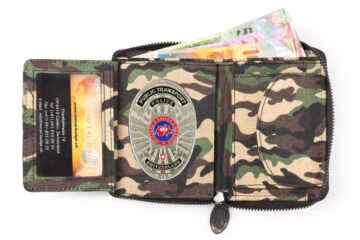 Leather wallet "Economy" Railway police Switzerland