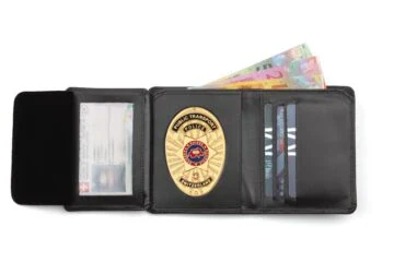 Leather wallet "Global" Railway police Switzerland