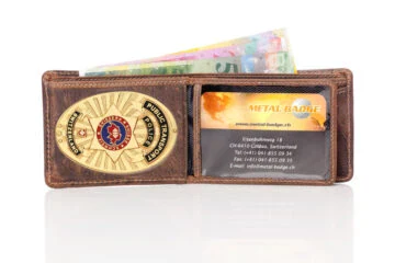 Leather wallet "Liberty" Railway police Switzerland