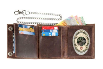 Leather wallet "Biker" Swiss Hunter