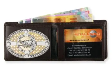 Leather wallet "Functional" Saint Christophe