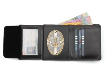 Leather wallet "Global" Saint Christophe