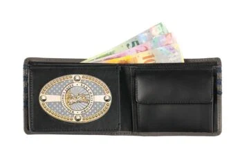Leather wallet "Trendy" Saint Christophe