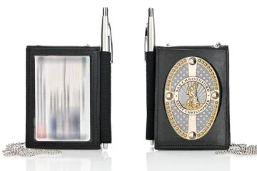 Leather wallet "Secure" Saint Christophe