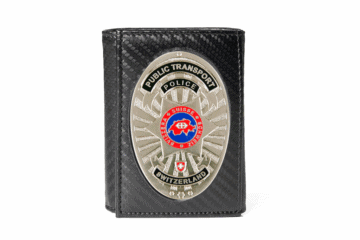 Leather case “Compact” Railway police Switzerland