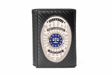 Leather case “Compact” investigator EU, engraving