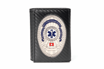 Leather case “Compact” Paramedic Switzerland, engraving