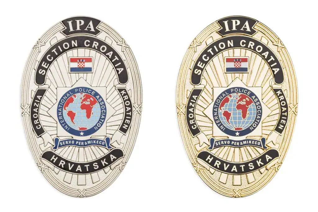 Our references croacia ipa badge Large Metal Badge