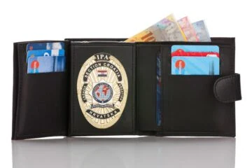 Leather wallet "Qualified - two in one" IPA Croatia