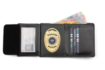 Leather wallet "Global" investigator EU, engraving