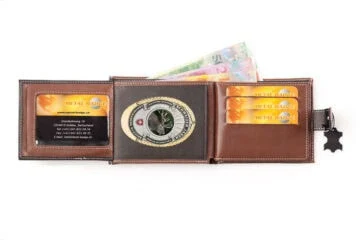 Leather wallet "Diplomat" Swiss Hunter