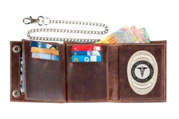 Leather wallet "Biker" Doctor