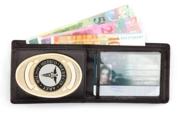 Leather wallet "Exclusive" Doctor