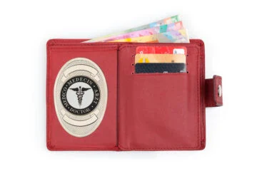 Leather wallet "Passion" Doctor