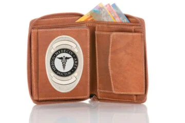 Leather wallet "Supreme" Doctor