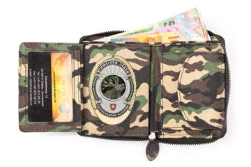 Leather wallet "Economy" Swiss Hunter