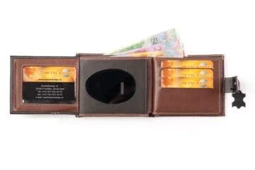 Leather wallet "Diplomat" (without badge)