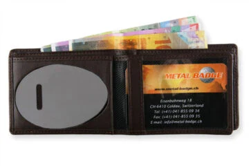 Leather wallet "Functional" (without badge)