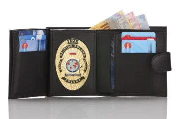 Leather wallet "Qualified - two in one" IPA Poland