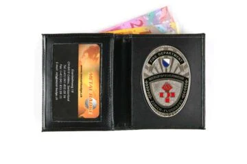 Leather wallet "Business" Fire Brigade Zurich Aiport