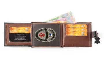 Leather wallet "Diplomat" Fire Brigade Zurich Airport