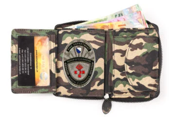 Leather wallet "Economy" Fire Brigade Zurich Airport