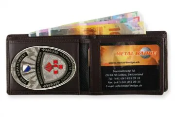 Leather wallet "Functional" Fire Brigade Zurich Airport