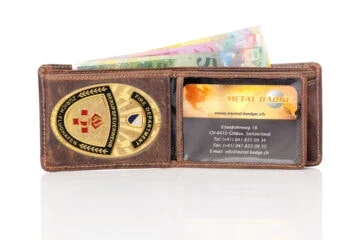 Leather wallet "Liberty" Fire Brigade Zurich Airport