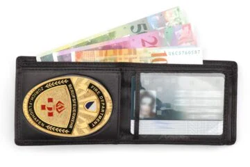 Leather wallet "Exclusive" Fire Brigade Zurich Airport