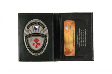 Leather wallet "Practical" Fire Brigade Zurich Airport