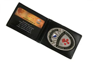 Leather wallet "Small" Fire Brigade Zurich Aiport