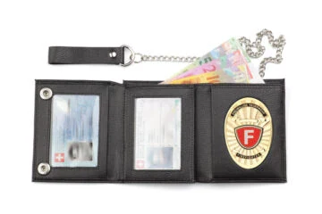 Leather wallet "Casual" Volunteer Fire Brigade, engraving