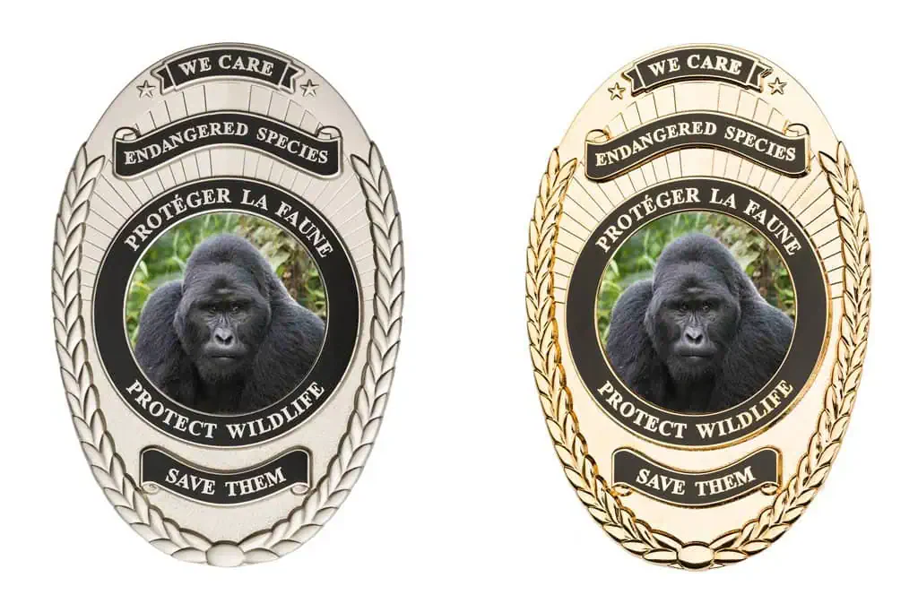 Our references Gorilla Metal Badge