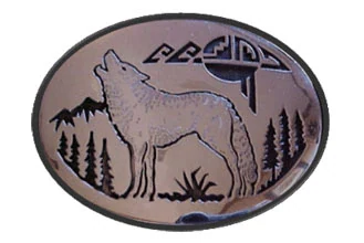 Belt Buckle Gurtschnalle 6 Metal Badge