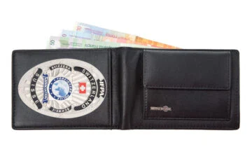 Leather wallet "Advanced" IFPA Foreigner Police Switzerland